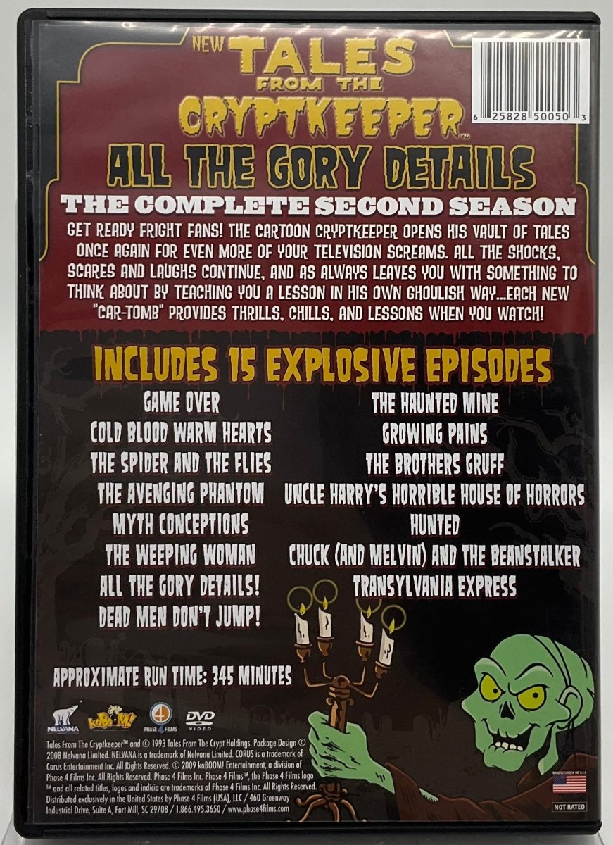 Tales From The Cryptkeeper: All the Gory Details - The Complete Second Season (DVD) USED