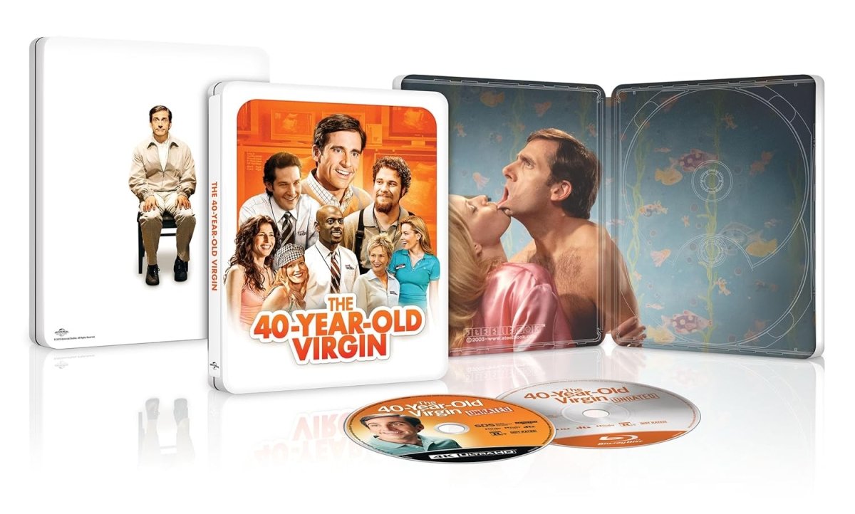 The 40 - Year - Old Virgin (4K UHD, 20th Anniversary, Limited Edition Steelbook) - New 4K UHD