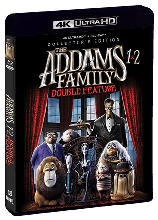 The Addams Family 1 & 2 (2019 - 2021, 4K UHD) w/SLIP - New 4K UHD