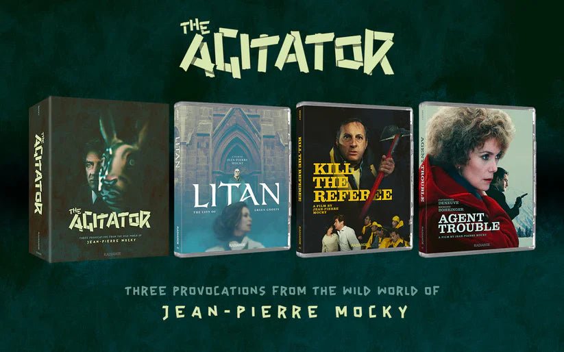 The Agitator - Three Provocations from the Wild World Of Jean - Pierre Mocky (UK Limited Edition, Region Free) - New Blu - Ray