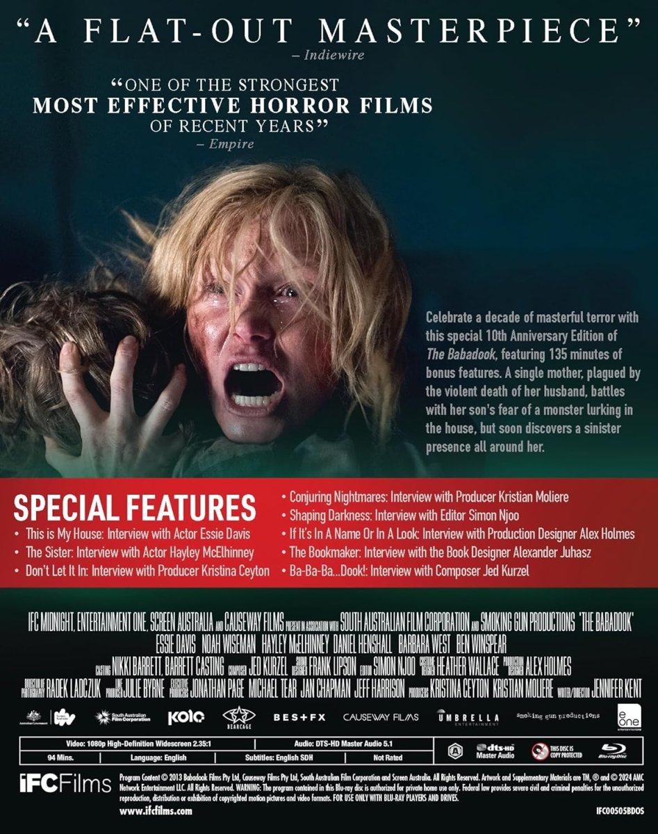 The Babadook (10th Anniversary Edition) w/SLIP - New Blu - Ray