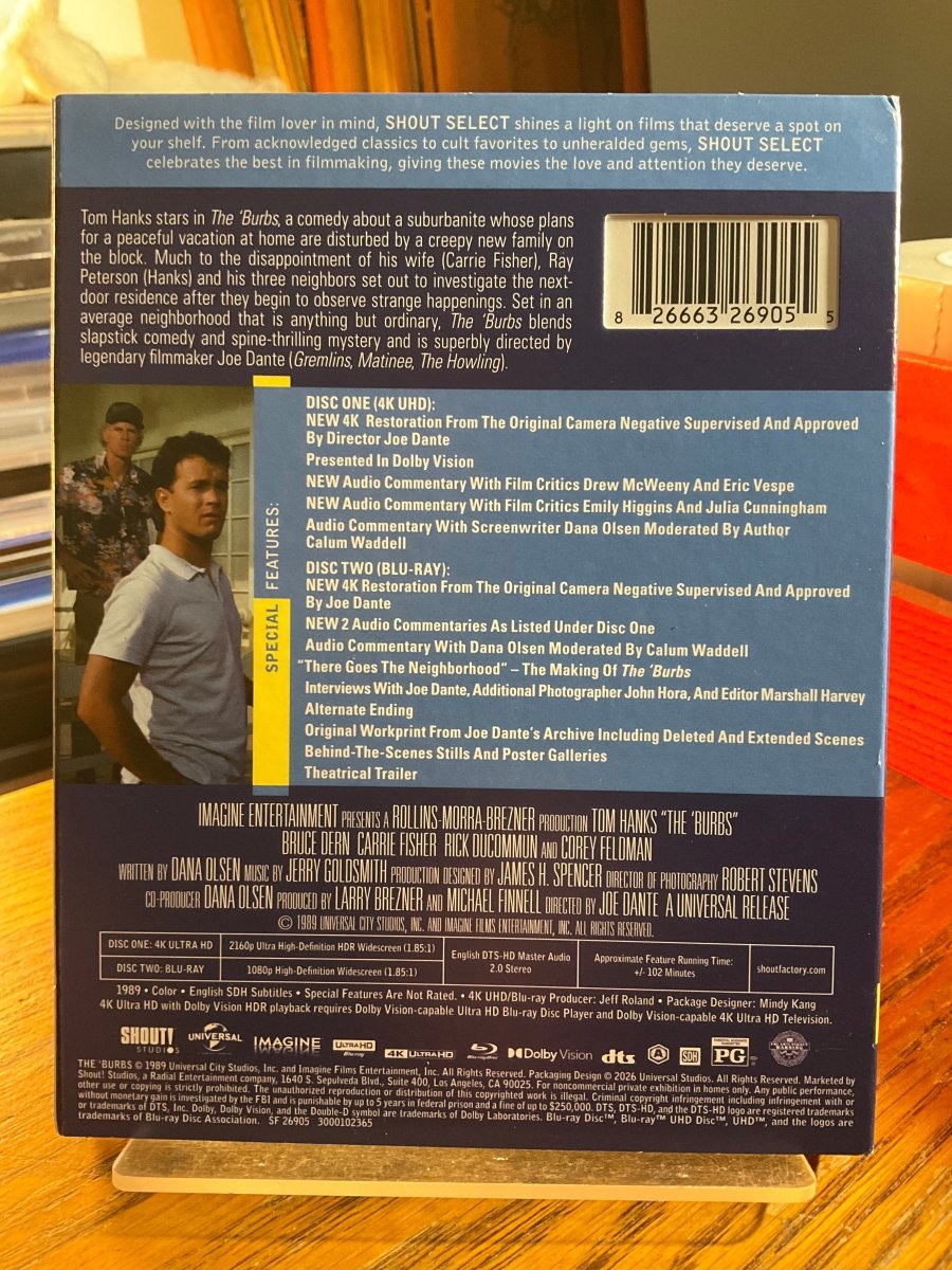 The 'Burbs (4K UHD) w/SLIP USED
