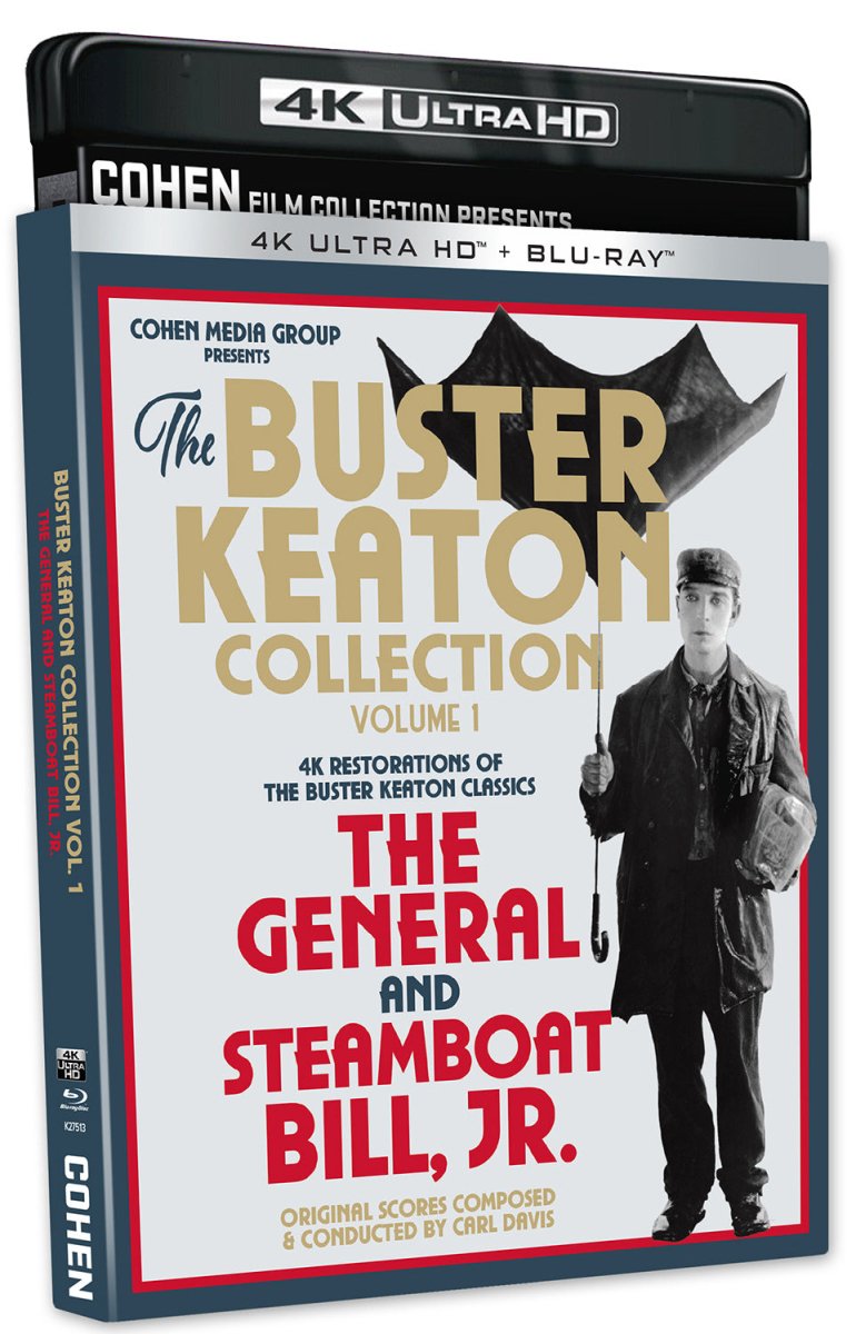 The Buster Keaton Collection Volume 1: The General and Steamboat Bill (4K UHD, Cohen US)