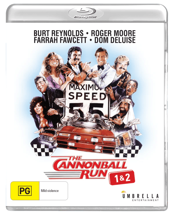 The Cannonball Run 1 + 2 (Region Free) - New Blu - Ray