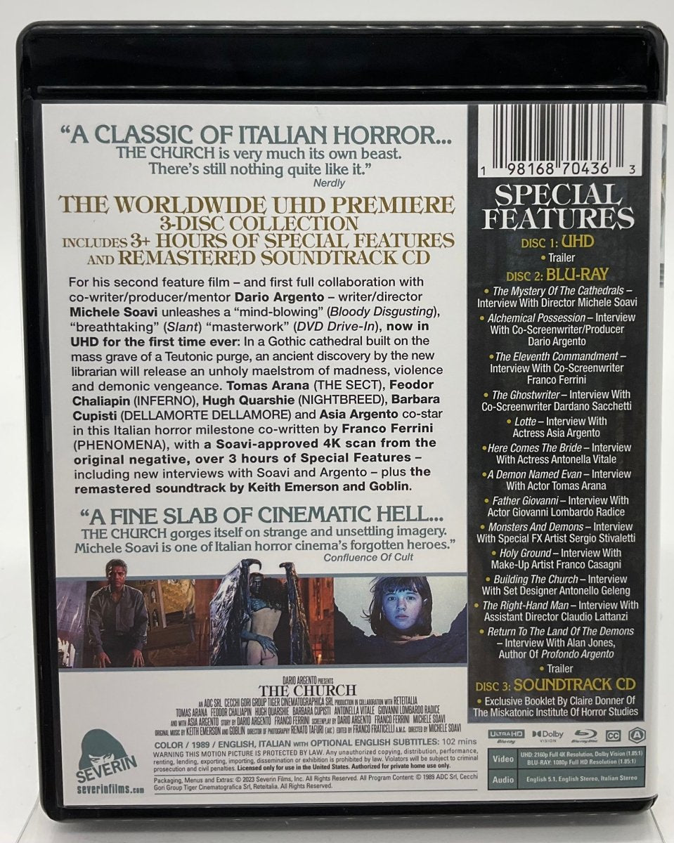 The Church (4K UHD, Limited Edition) w/SLIP USED - Used 4K UHD