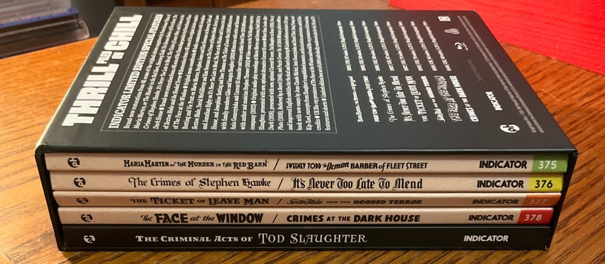 The Criminal Acts Of Tod Slaughter: Eight Blood-And-Thunder Entertainments (US Limited Edition) USED