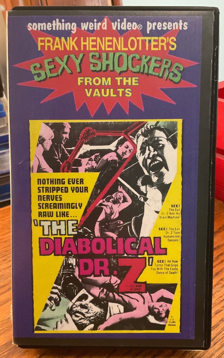 The Diabolical Dr. Z CLAMSHELL VHS - VHS