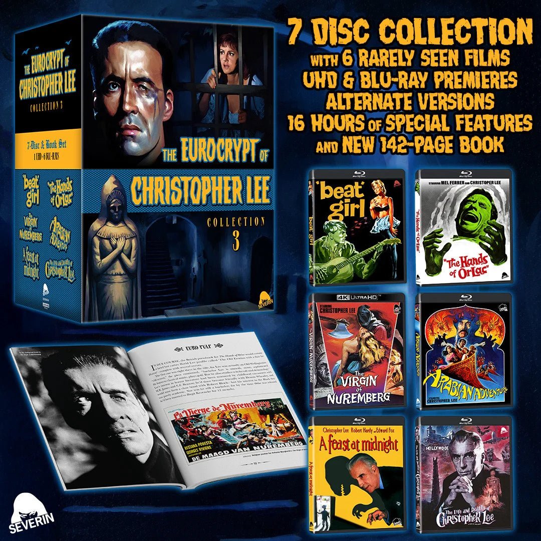 The Eurocrypt Of Christopher Lee Collection 3 (4K UHD/Blu-ray)