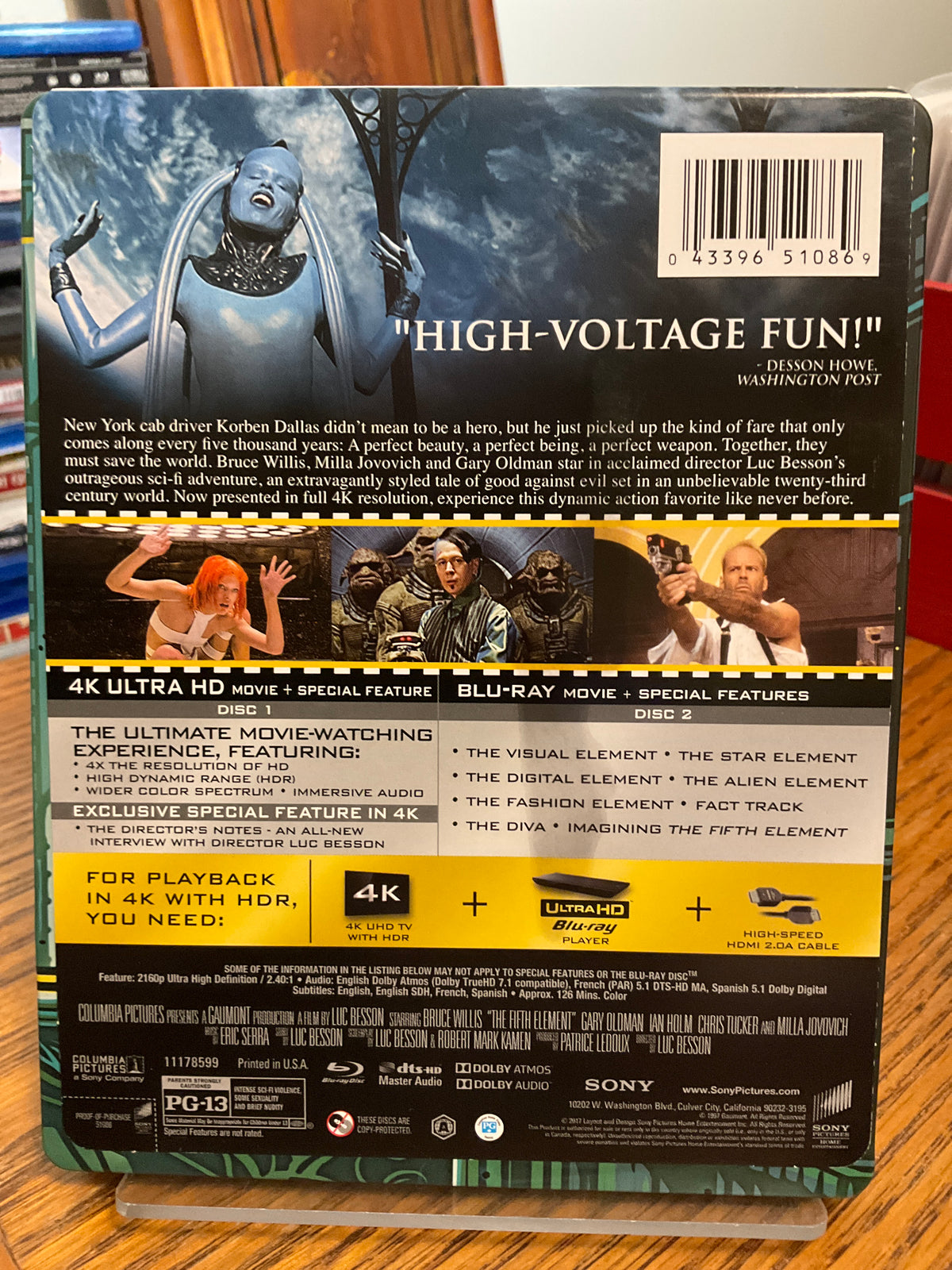The Fifth Element (4K UHD, Limited Edition Steelbook) USED