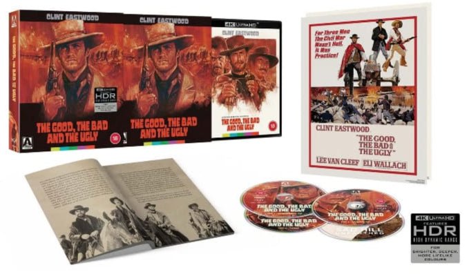 The Good, the Bad and the Ugly (4K UHD, Limited Edition, Region Free/B) STORE COPY