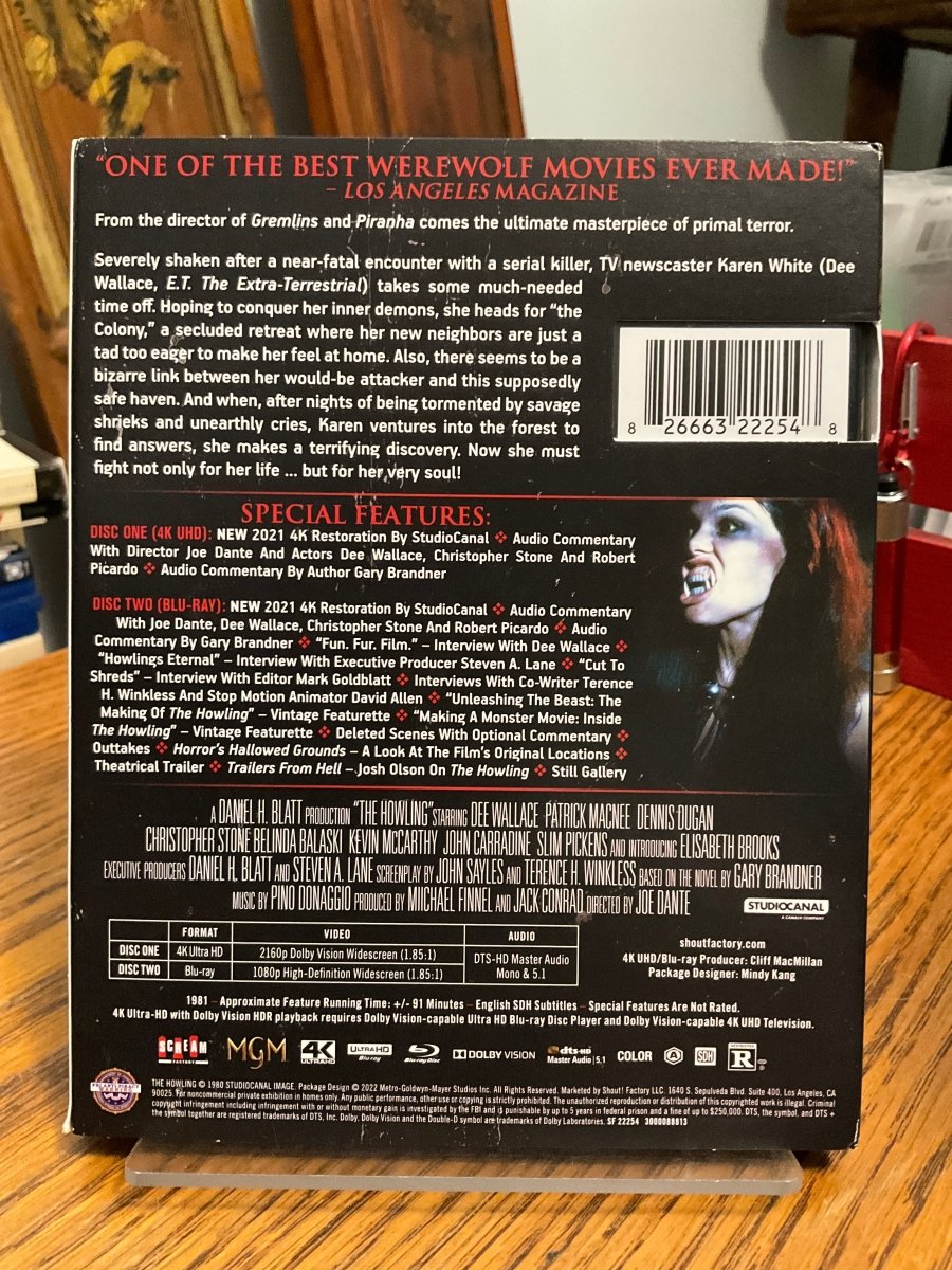 The Howling (Collector's Edition, 4K UHD) w/SLIP USED