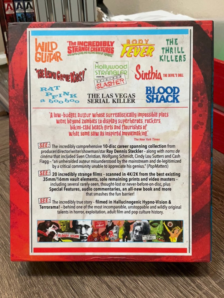 The Incredibly Strange Films Of Ray Dennis Steckler (Limited Edition) USED - Used Blu - Ray