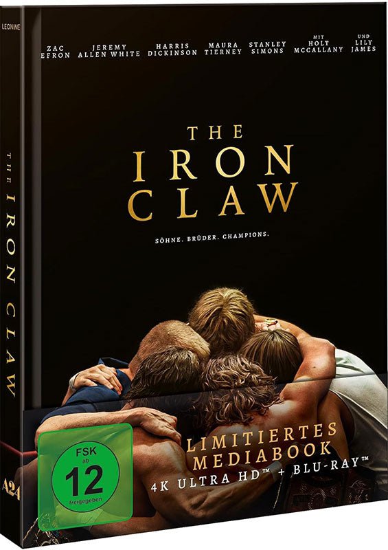 The Iron Claw (4K UHD, Limited Edition Mediabook, Region Free/B) - New 4K UHD