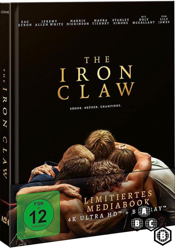 The Iron Claw (4K UHD, Limited Edition Mediabook, Region Free/B) - New 4K UHD