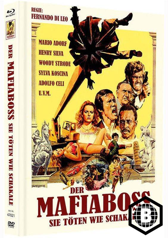 The Italian Connection aka Der Mafiaboss (Limited Edition Mediabook, Region B) Cover B - New Blu - Ray