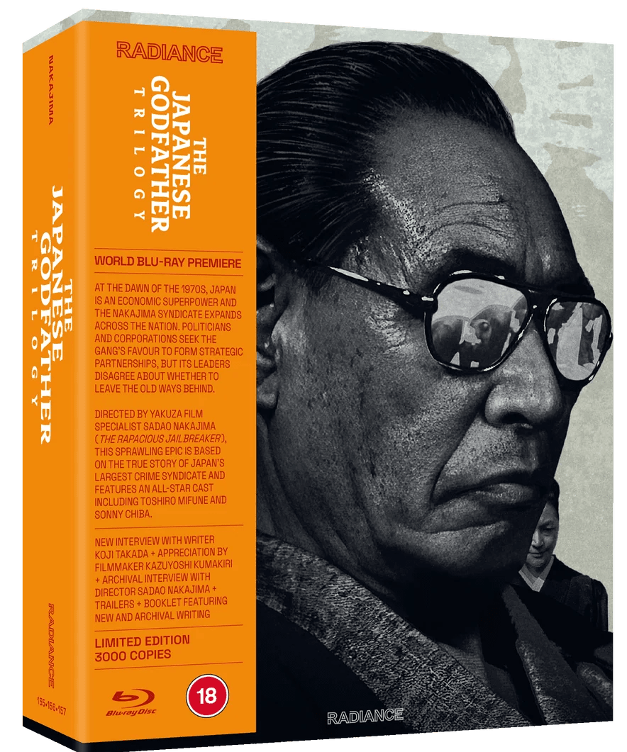 The Japanese Godfather Trilogy (Limited Edition, Radiance UK, Region Free) - New Blu-Ray