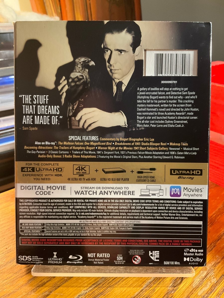 The Maltese Falcon (4K UHD) w/SLIP USED