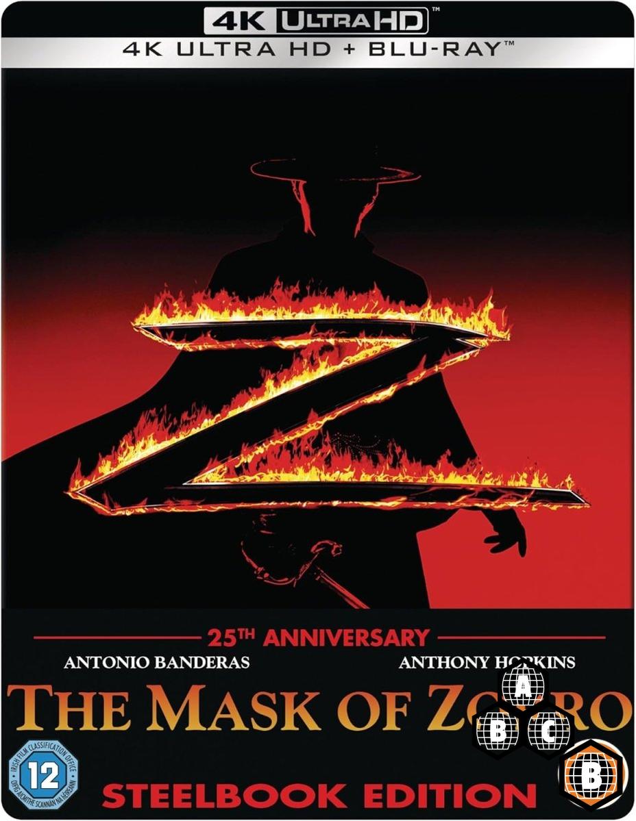 The Mask of Zorro (4K UHD, UK Limited Edition Steelbook, Region Free/B)