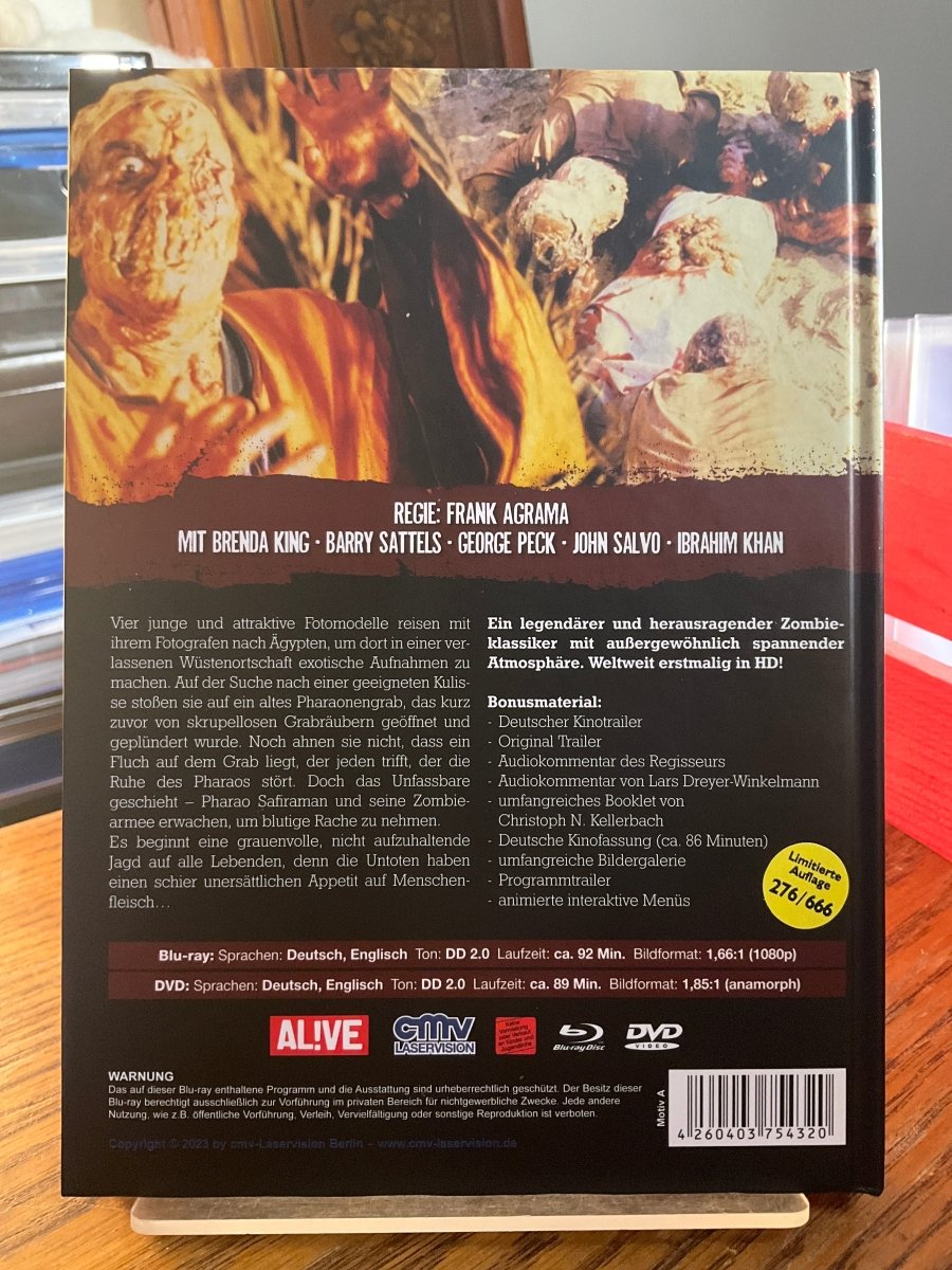 The Mummy Of The Pharaoh (Cover A) MEDIABOOK USED - Used Blu - Ray