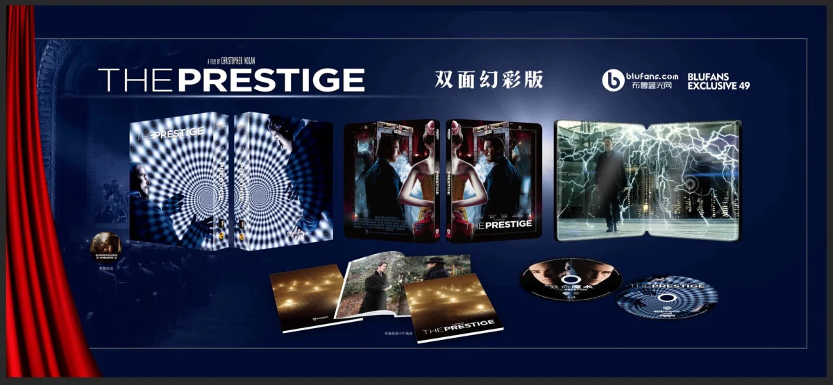 The Prestige (4K UHD, Steelbook, Double Lenticular Case, Blufans Exclusive 49, Region Free)