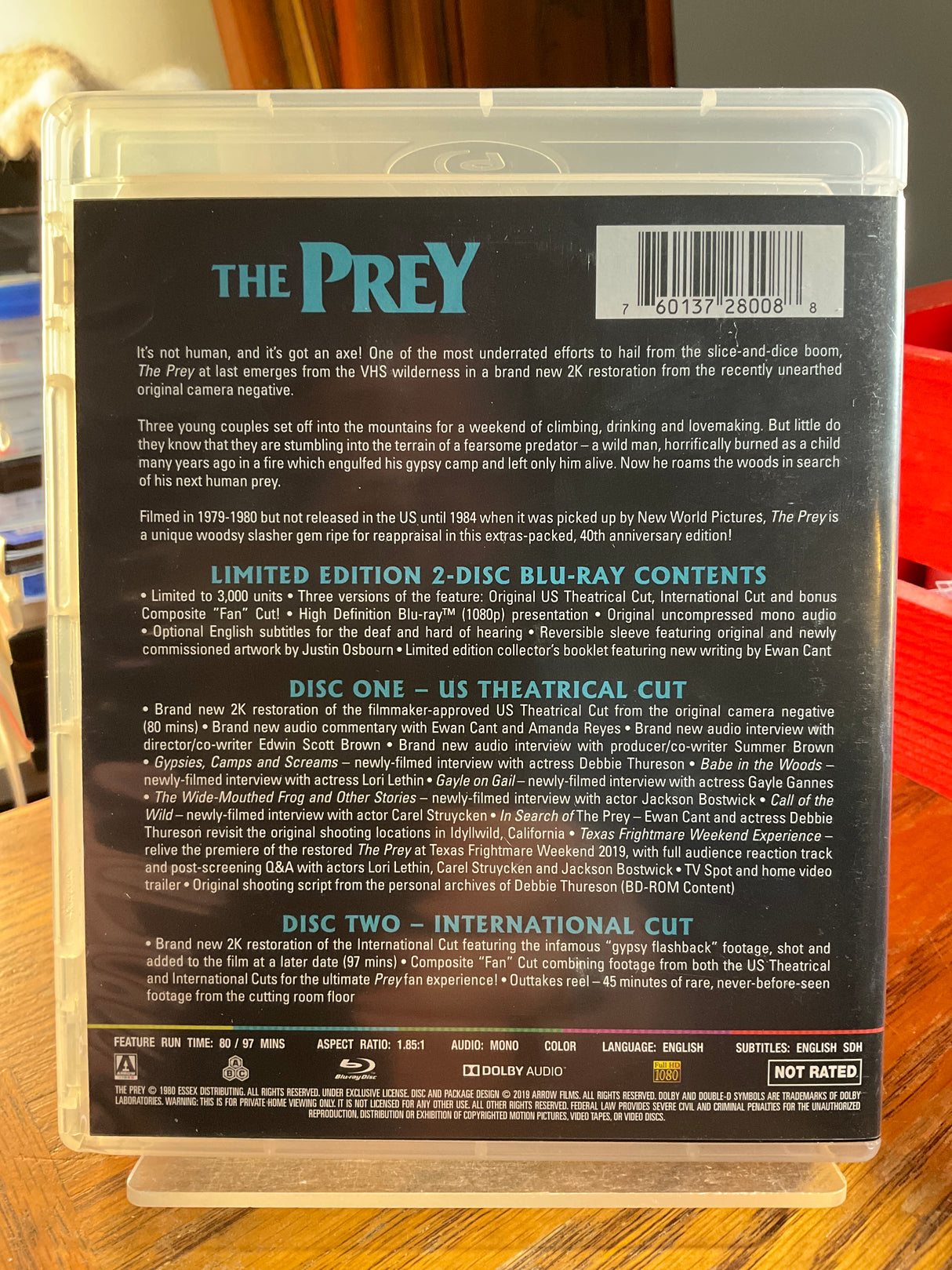 The Prey w/BOOKLET USED