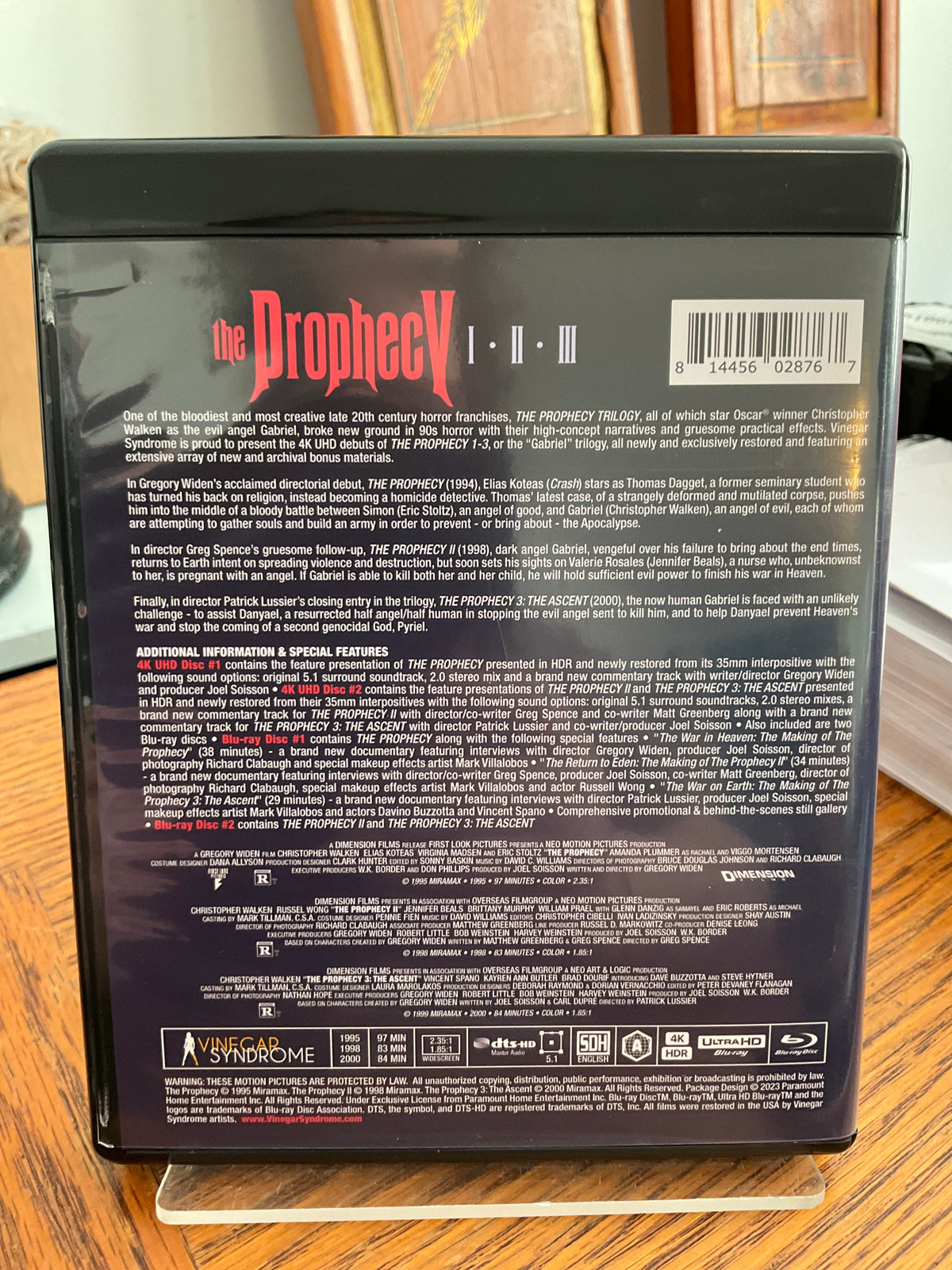 The Prophecy 1-3 (4K UHD, Limited Deluxe Edition) USED