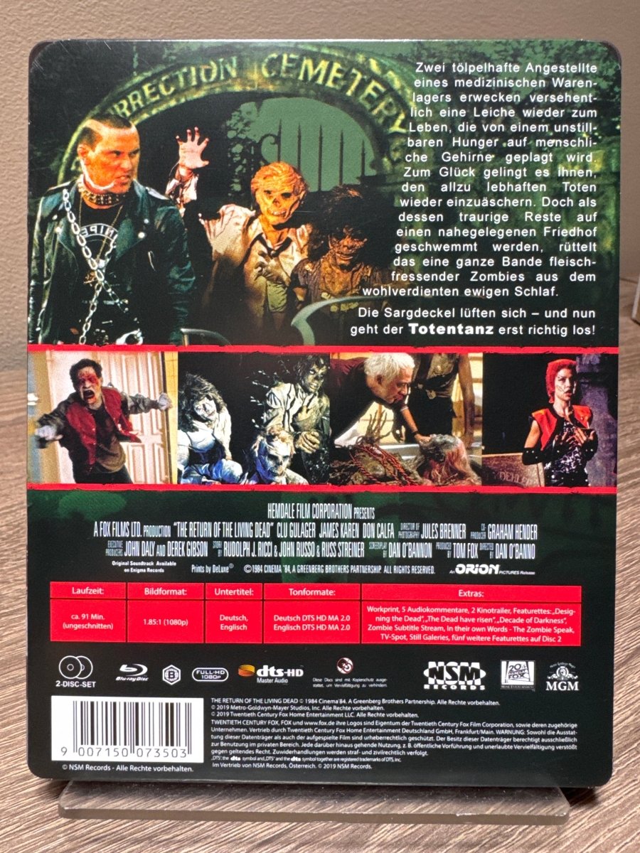 The Return of the Living Dead Steelbook (Region B) USED