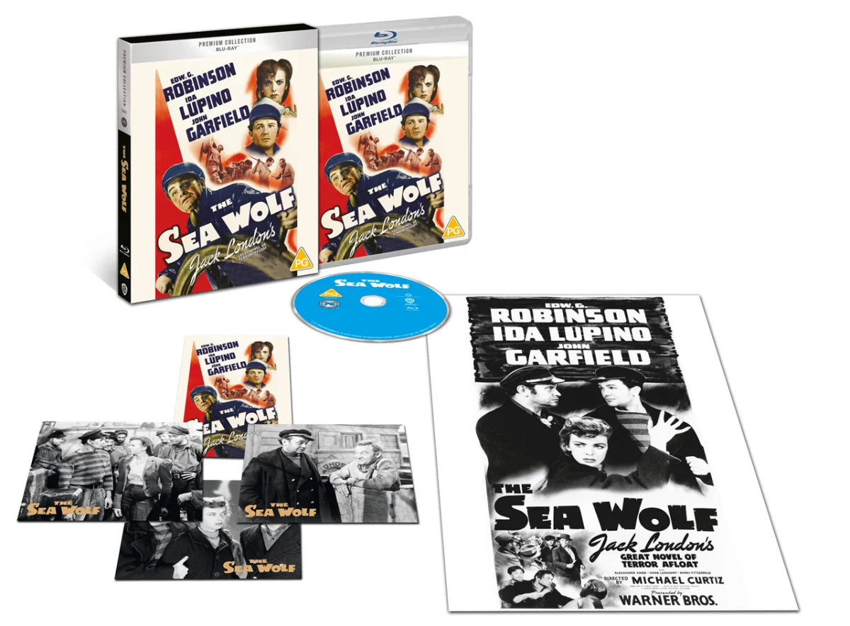 The Sea Wolf (UK WB Premium Collection, Region Free) w/SLIP - New Blu - Ray