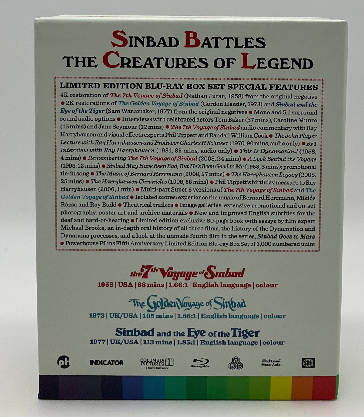 The Sinbad Trilogy (Limited Edition, Region Free) USED