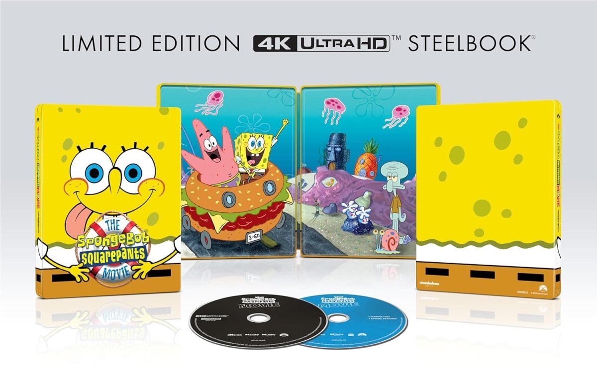 The SpongeBob SquarePants Movie (4K UHD, Limited Edition Steelbook) - New 4K UHD