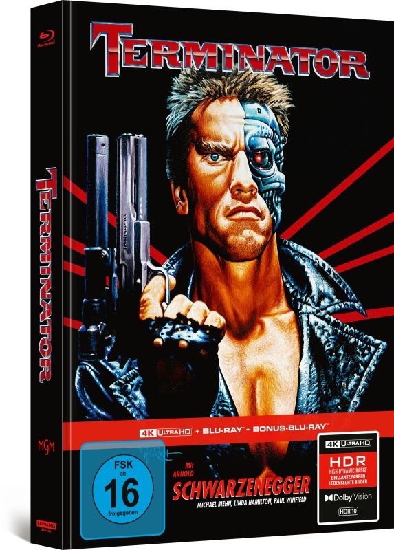The Terminator (4K UHD, Capelight LE Mediabook, Region Free/B) Cover B