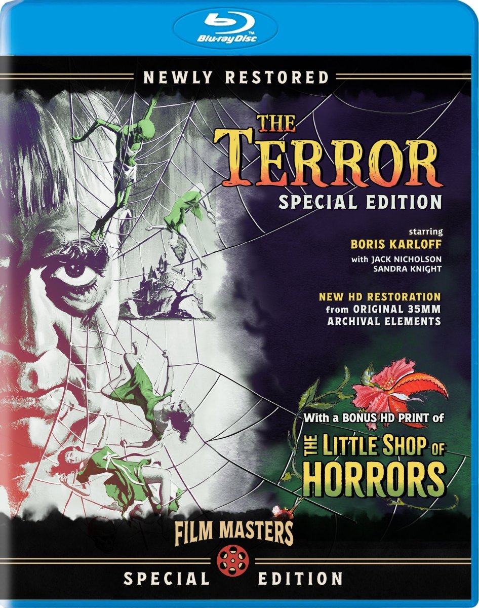 The Terror (1963) / Little Shop Of Horrors (1960) - New Blu - Ray