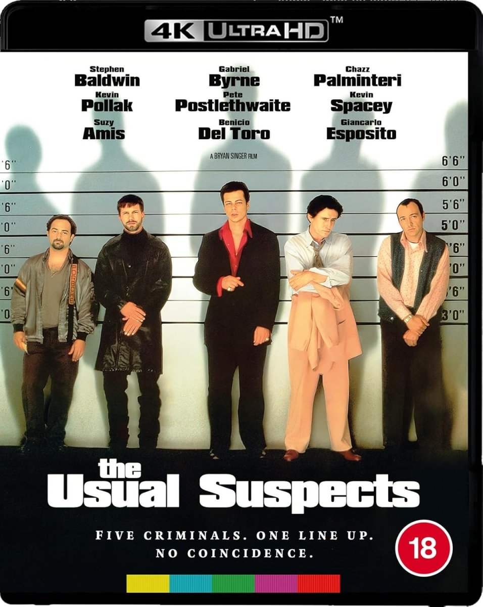 The Usual Suspects (4K UHD, Arrow UK, Region Free)