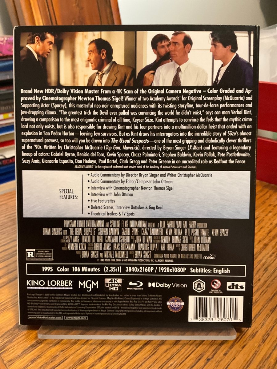 The Usual Suspects 4K UHD W/SLIP USED