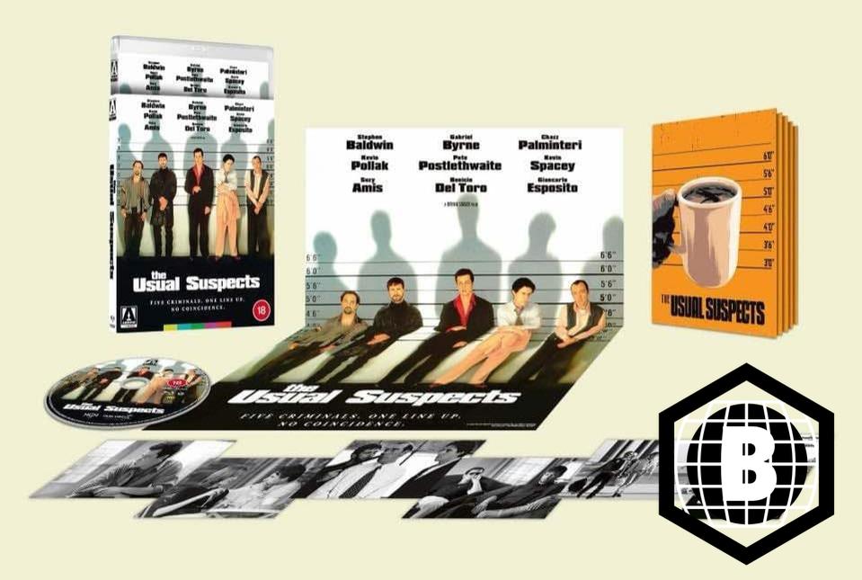 The Usual Suspects (Blu - Ray, Limited Edition, Region B) w/SLIP - New Blu - Ray