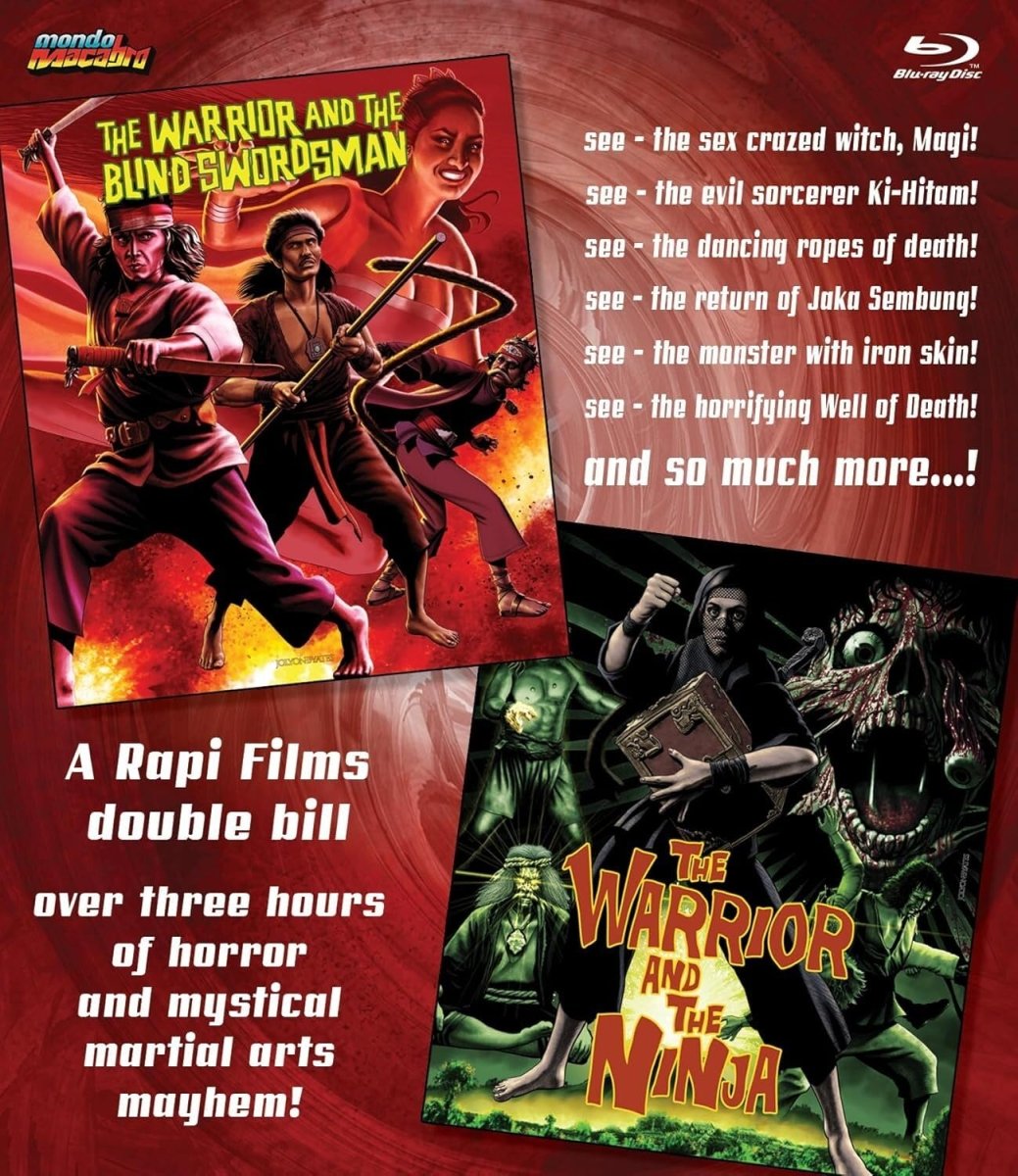 The Warrior and the Blind Swordsman / The Warrior and the Ninja - New Blu - Ray