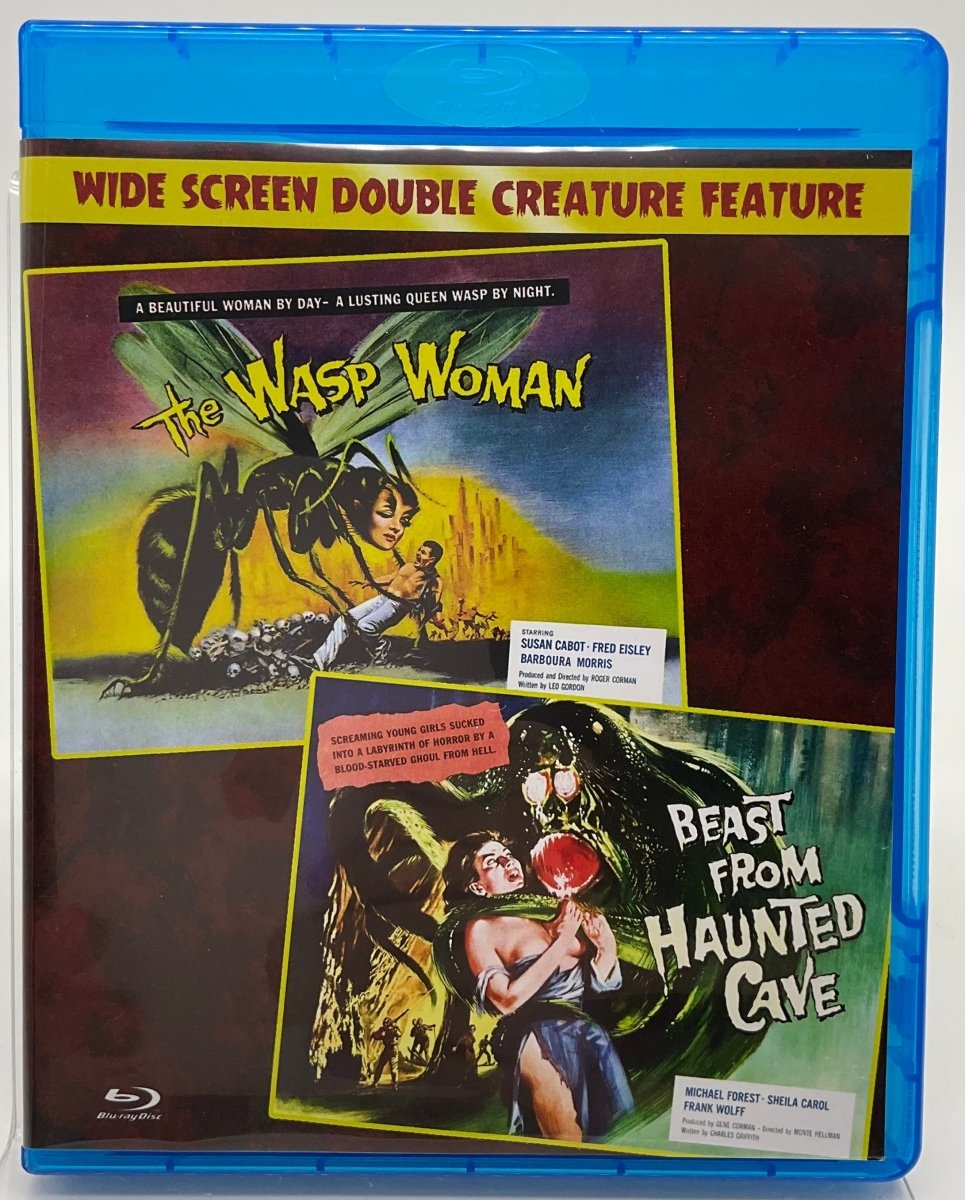 The Wasp Woman / Beast From Haunted Cave (Double Feature) USED - Used Blu - Ray
