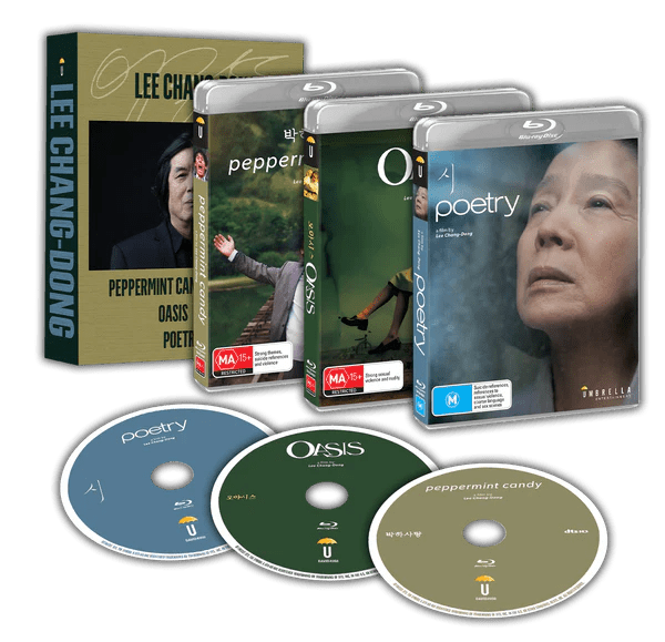 Three Films of Lee Chang Dong (Umbrella, Region Free) - New Blu - Ray