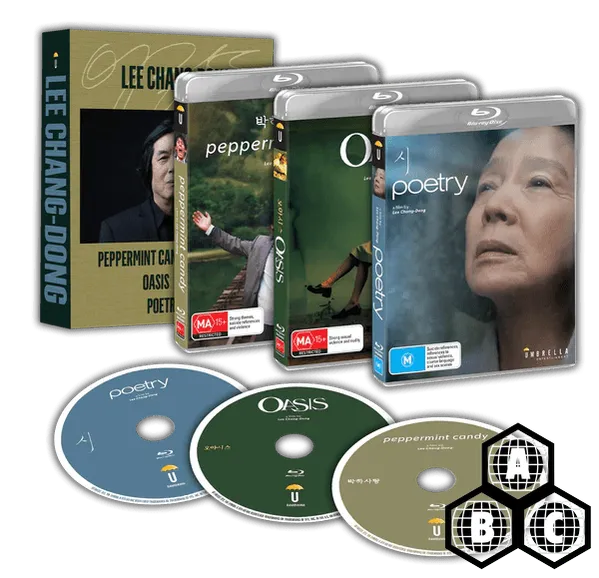 Three Films of Lee Chang Dong (Umbrella, Region Free) - New Blu - Ray