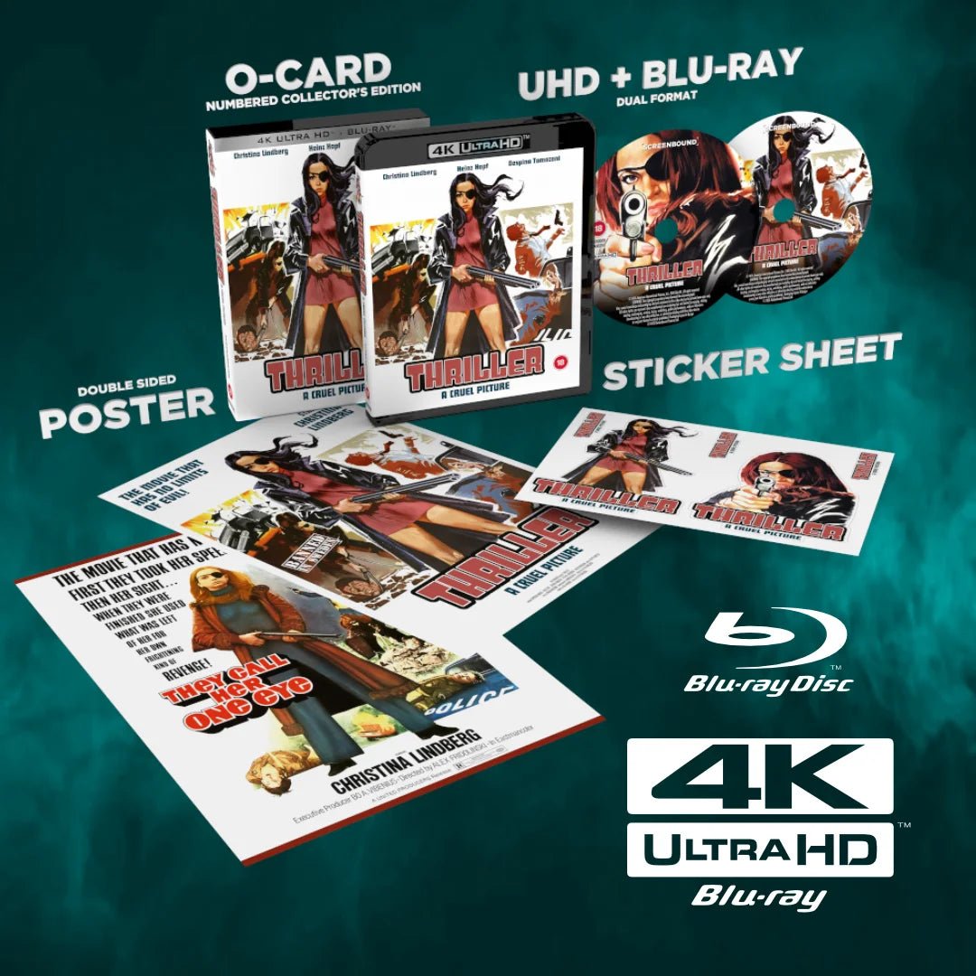 Thriller: A Cruel Picture (4K UHD, UK Limited Edition, Region Free) w/SLIP - New 4K UHD