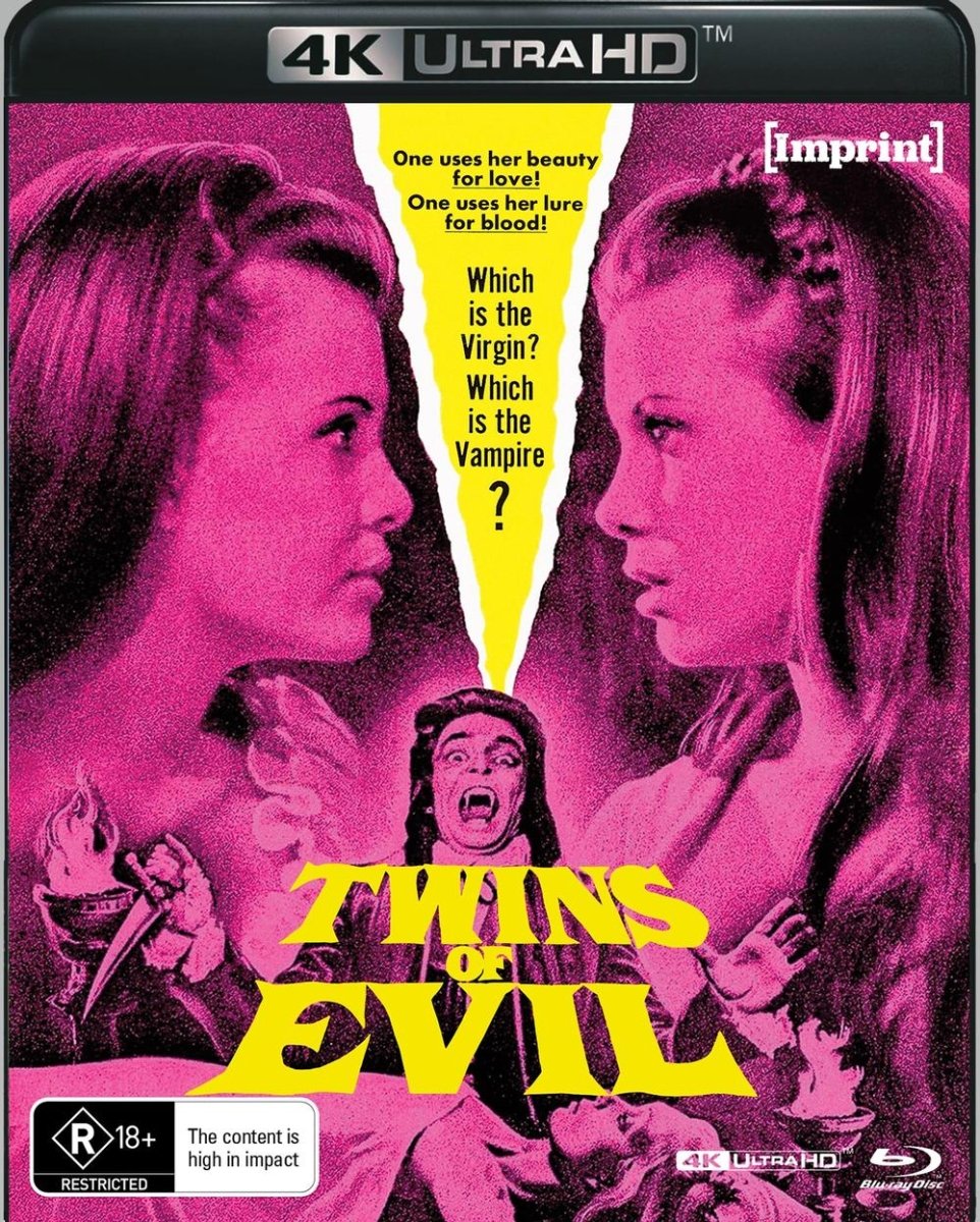 Twins of Evil (4K UHD, Imprint Standard Edition, Region Free)