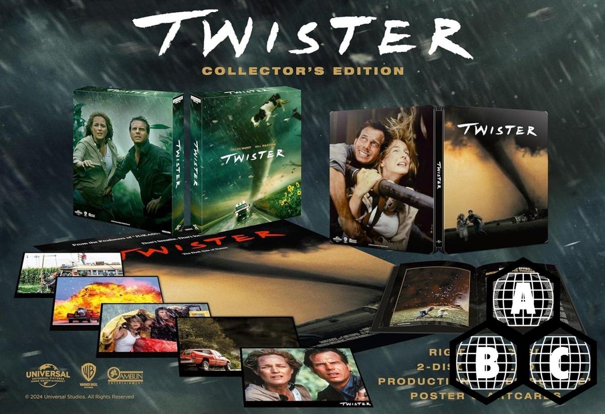 Twister (UK 4K UHD, Limited Ultimate Collector's Edition Steelbook, Region Free) *one per customer* - New 4K UHD