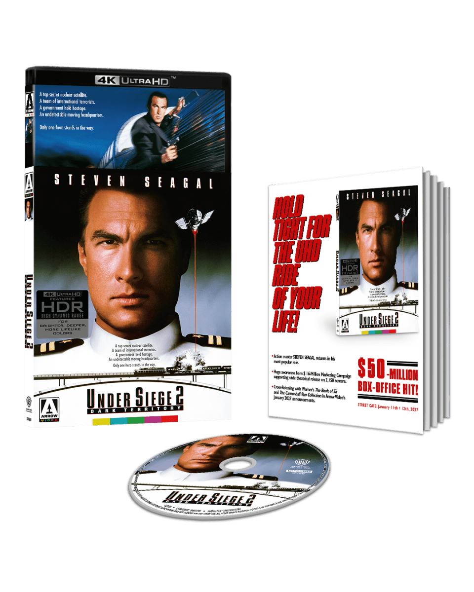 Under Siege 2: Dark Territory (4K UHD, Limited Edition) - New 4K UHD