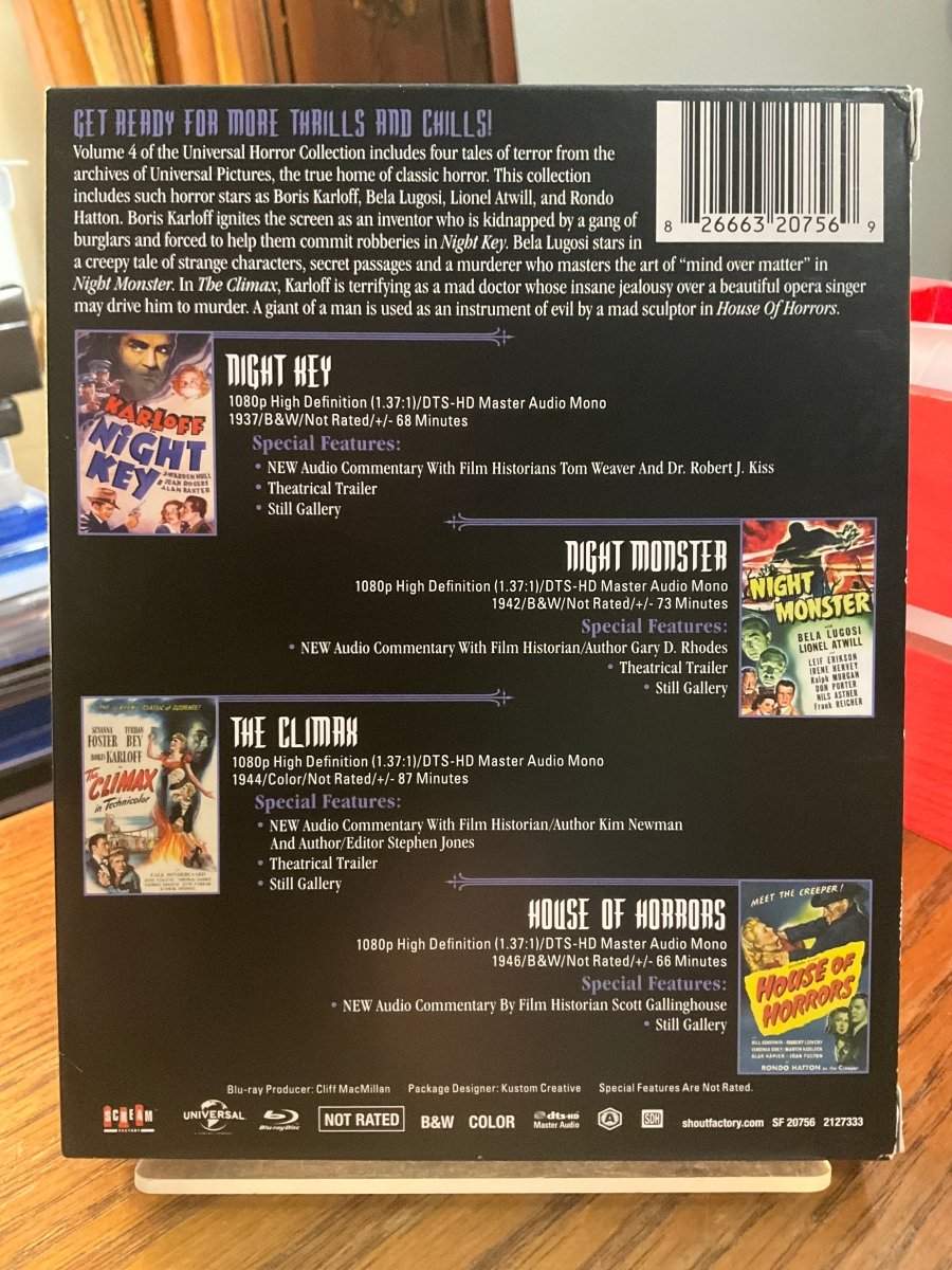 Universal Horror Collection Volume 4 USED