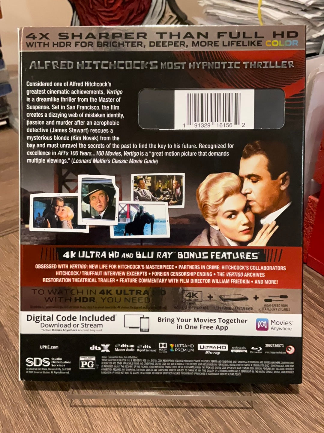 Vertigo 4k UHD w/SLIP USED