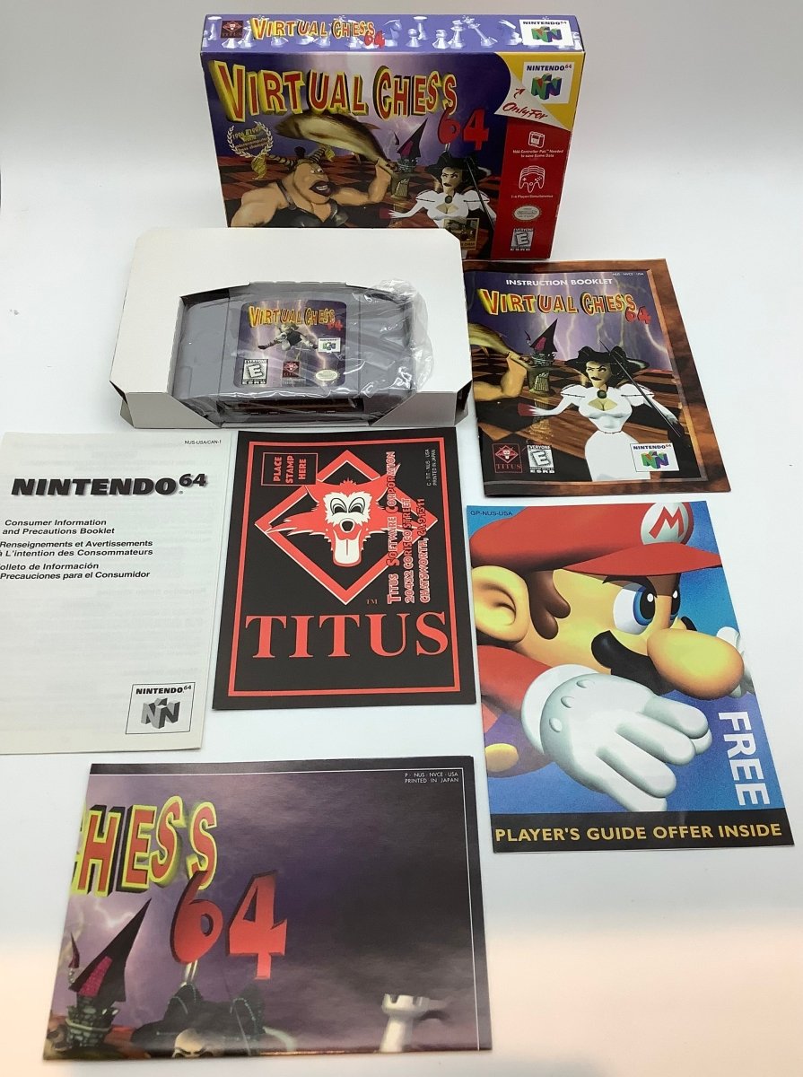 Virtual Chess Nintendo 64 USED - Video Games - Nintendo 64