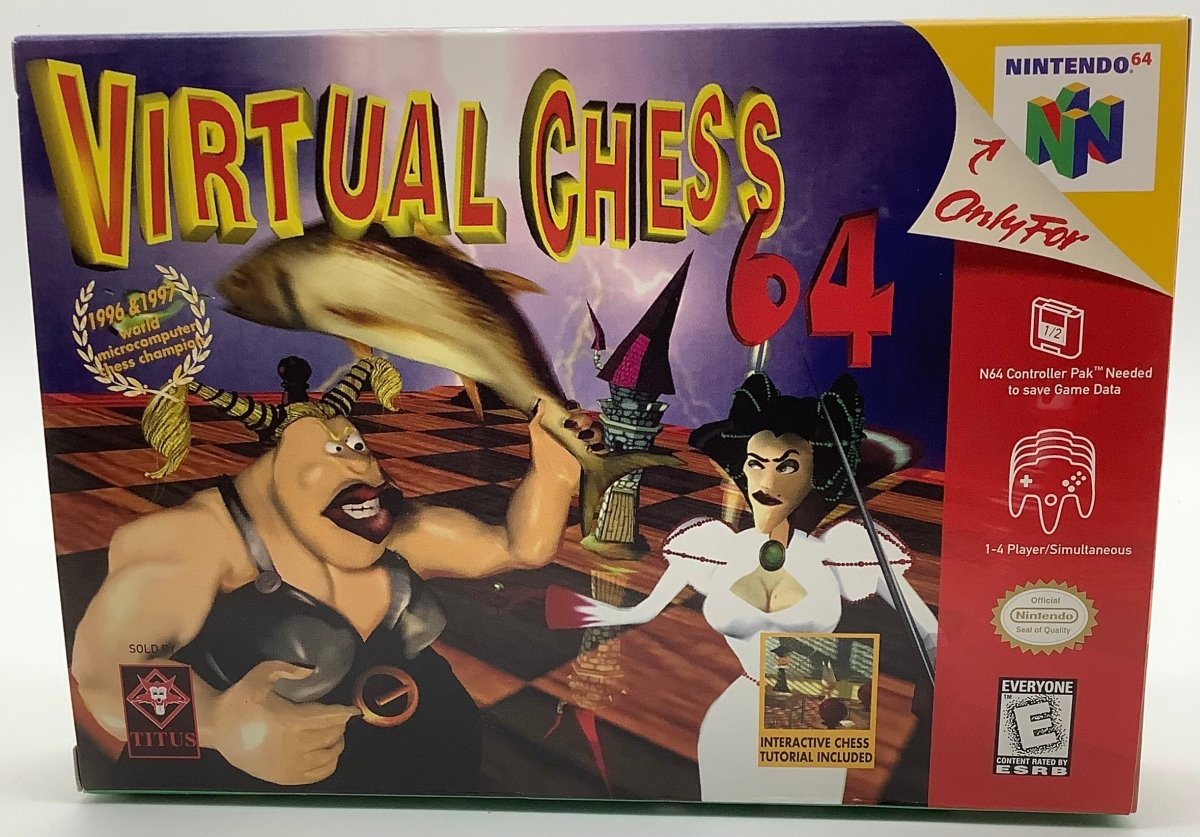 Virtual Chess Nintendo 64 USED - Video Games - Nintendo 64