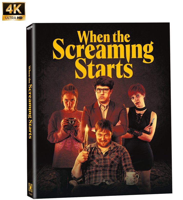 When the Screaming Starts (4K UHD/Blu - Ray) w/SLIP - New 4K UHD