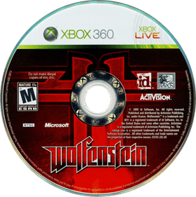 Wolfenstein XBOX 360 LOOSE - Video Games - XBOX 360