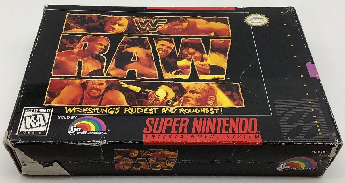 WWF Raw Super Nintendo USED - Video Games - Nintendo SNES